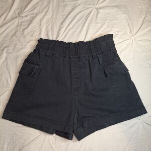 Black High Waisted Shorts